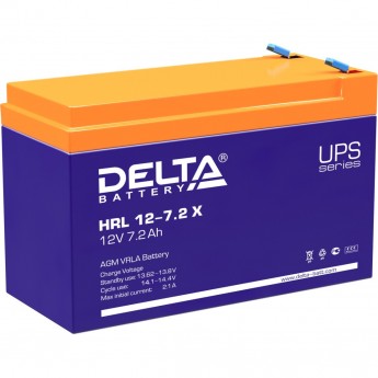 Аккумуляторная батарея DELTA HRL 12-7.2 X 12V / 7.2Ah Аккумуляторная батарея DELTA HRL 12-7.2 X 12V / 7.2Ah