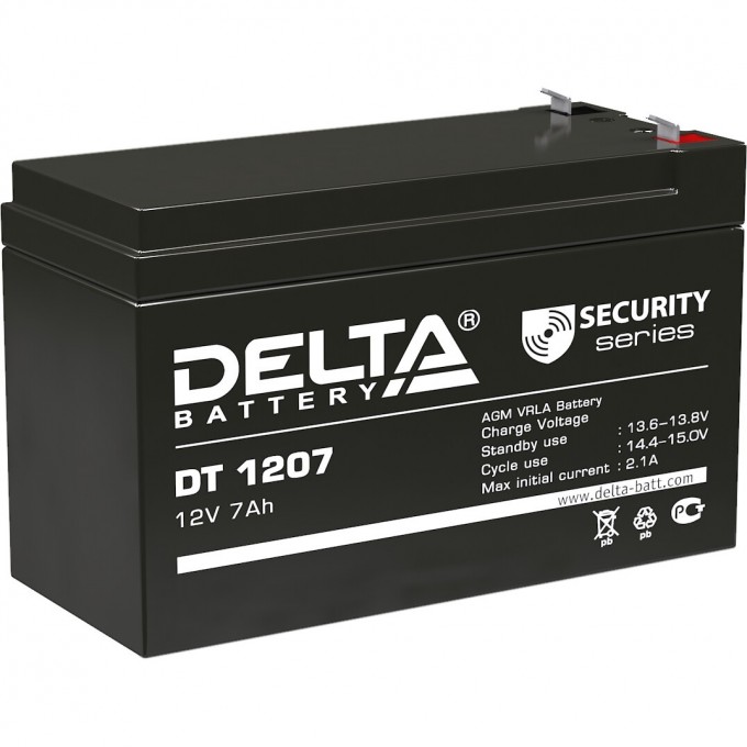 Аккумуляторная батарея DELTA 12V / 7Ah DT 1207