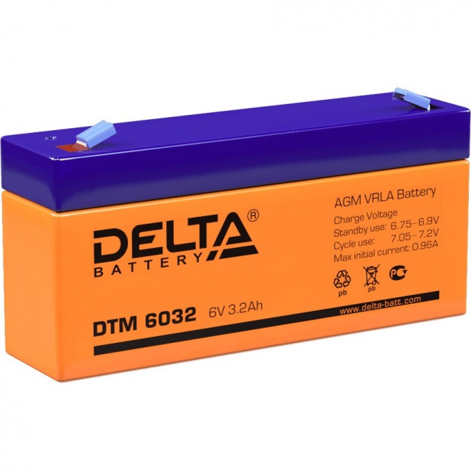 Аккумуляторная батарея DELTA 6V / 3.2Ah DTM 6032