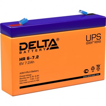 Аккумуляторная батарея DELTA HR 6-7.2 6V / 7.2Ah Аккумуляторная батарея DELTA HR 6-7.2 6V / 7.2Ah